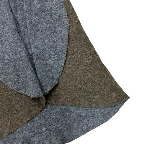 Moth Gray Shawled Avalee Long Wool Blend Sweater Vest XS/S - Picture 3 of 5